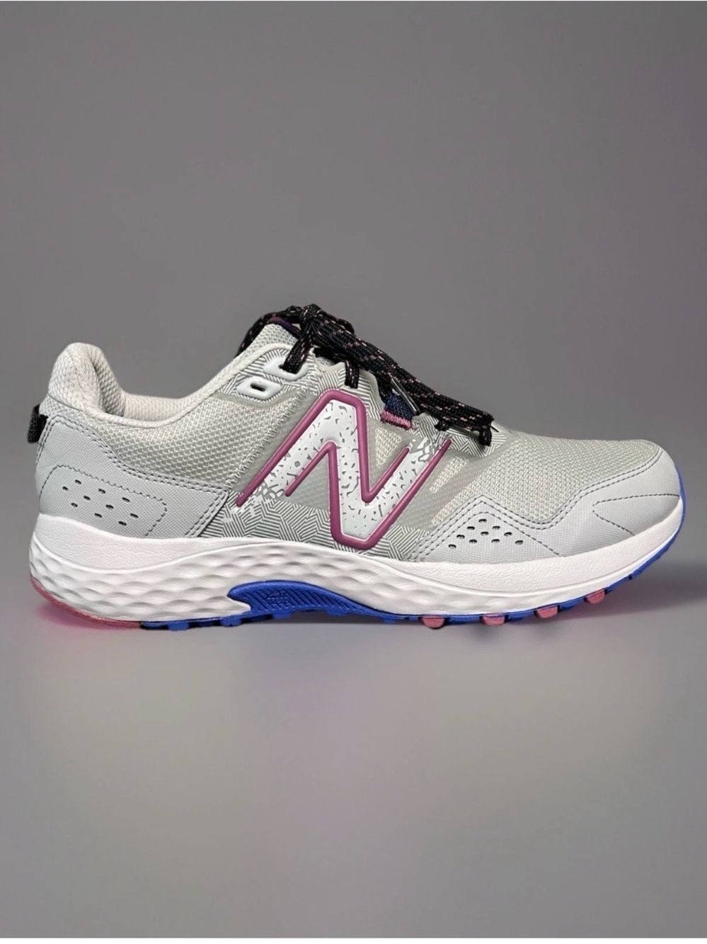 New Balance T410 Women's Gray/Pink Trail Running Shoes Size 11M